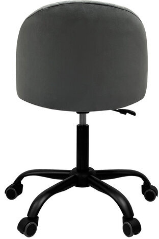 Кресло BRABIX "Moon MG-074", велюр серый, пятилучие металлическое черное, 532773