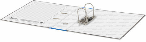 Папка-регистратор BRAUBERG, усиленный корешок, мраморное покрытие, 80 мм, с уголком, синяя, 228028