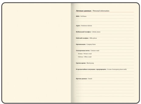 Еженедельник датированный 2026, БОЛЬШОЙ ФОРМАТ 210х297 мм, А4, BRAUBERG "Imperial", под кожу, коричневый, 117156