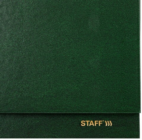 Планинг датированный 2026 300х130 мм, STAFF, гребень, обложка бумвинил, 64 л., зеленый, 117361