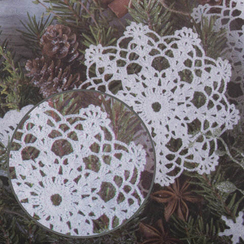 Украшение для окон и стекла ЗОЛОТАЯ СКАЗКА "Новогодняя композиция 1", 30х38 см, ПВХ, 591247