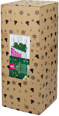 Ель новогодняя искусственная "Velvet Pinewood" 240 см, с инеем и шишками, ПВХ, ЗОЛОТАЯ СКАЗКА, 591706