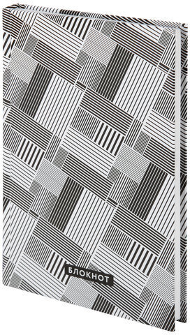 Блокнот (135х206 мм) А5 STAFF, 80 л., твердый, клетка, &quot;Pattern&quot;, 111601