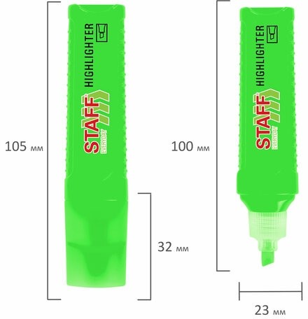 Набор текстовыделителей 6 НЕОНОВЫХ ЦВЕТОВ, STAFF "EVERYDAY HL-707", линия 1-5 мм, скошенный наконечник, 152550