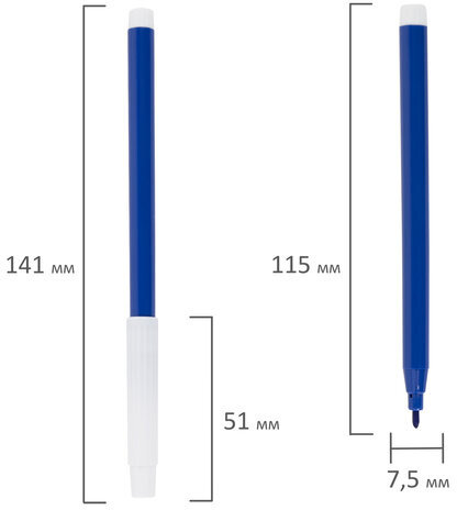 Фломастеры ПИФАГОР "ВЕСЕЛЫЕ ПИТОМЦЫ", 12 цветов, невентилируемый колпачок, 152452