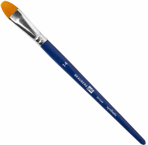 Кисти художественные набор 3 шт., синтетика (овальные № 6, 10,14), BRAUBERG ART DEBUT, 201040