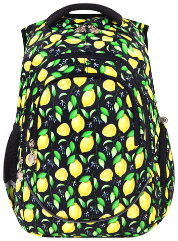 Рюкзак BRAUBERG SPECIAL, "Lemons", 44х30х13 см, 270671