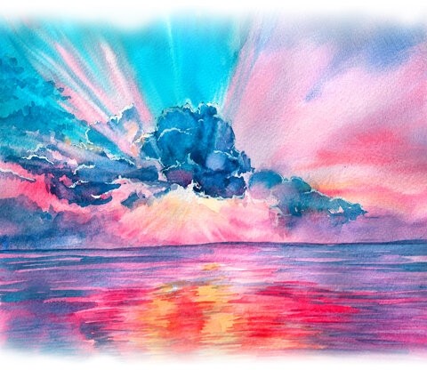 Папка для акварели БОЛЬШОГО ФОРМАТА А3, 10 л., 180 г/м2, ПИФАГОР, 297х420 мм, ГОСТ 7277-77, 126963