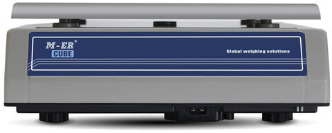 Весы фасовочные MERTECH M-ER 326FL-6.1 LCD (0,04-6 кг), дискретность 1 г, платформа 280x235 мм, без стойки, 3055
