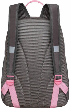 Рюкзак GRIZZLY школьный, анатомическая спинка, 2 отделения, для девочек, FRIENDS CATS, 38х28х18 см, RG-463-6/2