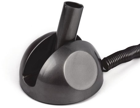 Ручка шариковая настольная BRAUBERG "Стенд-Пен", СИНЯЯ, пружинка, корпус черный, линия письма 0,5 мм, 141351