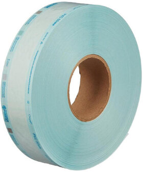 Рулон комбинированный плоский ВИНАР СТЕРИТ, для ПАРОВОЙ/ГАЗОВОЙ стерилизации, 50 мм х 200 м, 12