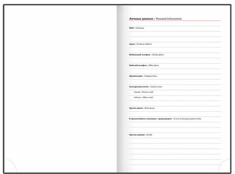 Ежедневник датированный 2025 А5 138x213 мм BRAUBERG "Senator", под кожу, фиолетовый, 115818