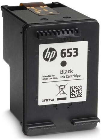 Картридж струйный HP (3YM75AE) DeskJet Plus Ink Advantage 6075/6475, №653, черный, 360 страниц, оригинальный