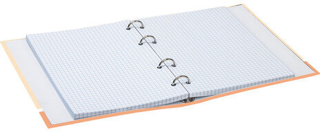 Тетрадь на кольцах А5 165х215 мм, 120 л., твердый картон, клетка, BRAUBERG, "Urban", 404078