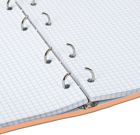 Тетрадь на кольцах А5 165х215 мм, 120 л., твердый картон, клетка, BRAUBERG, "Urban", 404078