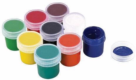 Гуашь BRAUBERG "АКАДЕМИЯ КЛАССИЧЕСКАЯ ЭКСТРА", 9 цветов по 20 мл, 192372