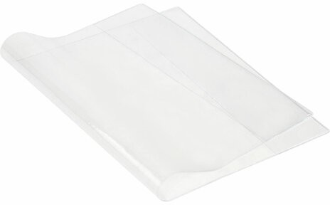 Обложка ПП для тетради и дневника, 40 мкм, 210х350 мм, прозрачная, 18.01