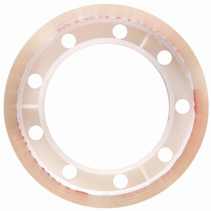 Клейкие ленты 12 мм х 10 м канцелярские BRAUBERG, комплект 12 шт., прозрачные, гарантированная длина, 223122