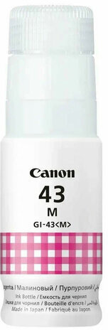 Чернила CANON (GI-43M) для СНПЧ Pixma G540 / G640, пурпурные, 8000 стр., оригинальные, 4680C001