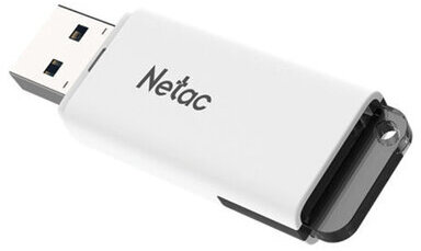 Флеш-диск 16 GB NETAC U185, USB 2.0, белый, NT03U185N-016G-20WH