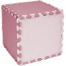 Коврик-пазл напольный 0,9х0,9 м, мягкий, розовый, 9 элементов 30х30 см, толщина 1 см, ЮНЛАНДИЯ, 664660