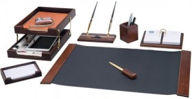 Набор подарочный настольный BESTAR "Ares" из дерева, 7 предметов, цвет "орех", 236356