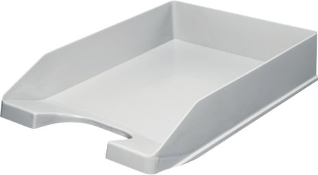 Лоток горизонтальный для бумаг "Стандарт", А4 (345х250х65 мм), серый, ЛТ21
