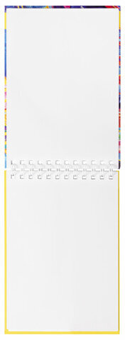 Скетчбук белая бумага 100 г/м2 165х240 мм, 80 л., гребень, твердая обложка, BRAUBERG ART DEBUT, 112985