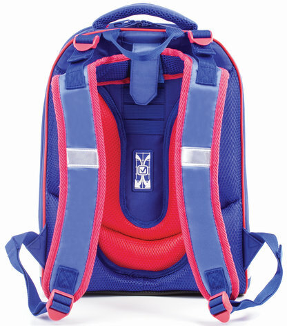 Ранец BRAUBERG EXTRA, 2 отделения, анатомическая спинка, дополнительный объем, для мальчиков, "Истребитель", 39х28х19 см, 227844