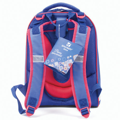 Ранец BRAUBERG EXTRA, 2 отделения, анатомическая спинка, дополнительный объем, для мальчиков, "Истребитель", 39х28х19 см, 227844