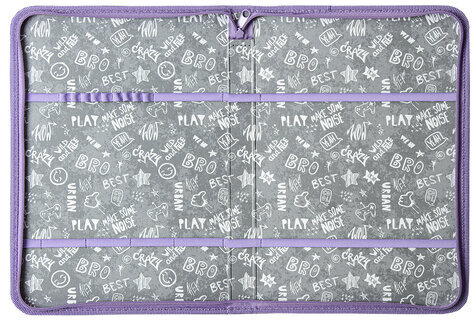 Папка для труда на молнии BRAUBERG А4 с ручкой, 1 отделение, картон, органайзер, "Vintage", 270988