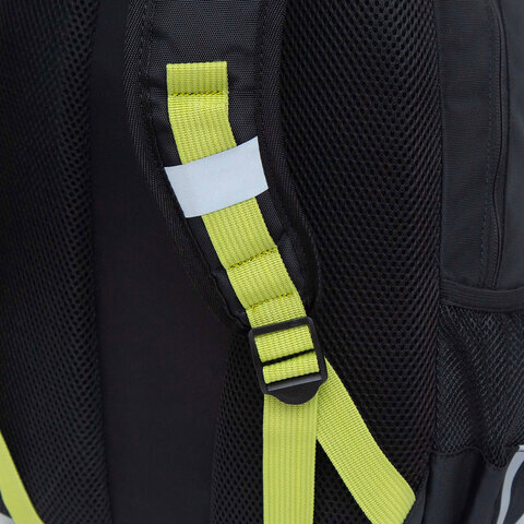 Рюкзак GRIZZLY школьный, анатомическая спинка, 2 отделения, для мальчиков, "SQUAD", 39х28х19 см, RB-254-3/2