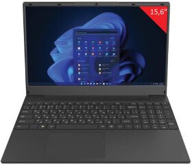 Ноутбук IRU Калибр 15TLG 15,6&quot;, Core i5 1155G7 16 Gb, SSD 512 Gb, NO DVD, WINDOWS 11 TRIAL, черный, 1914337