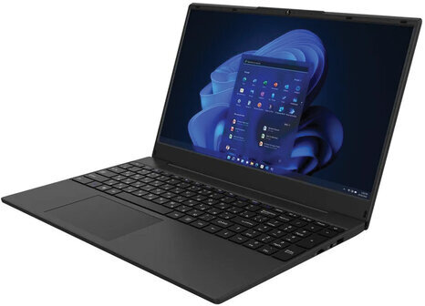 Ноутбук IRU Калибр 15TLG 15,6", Core i5 1155G7 16 Gb, SSD 512 Gb, NO DVD, WINDOWS 11 TRIAL, черный, 1914337