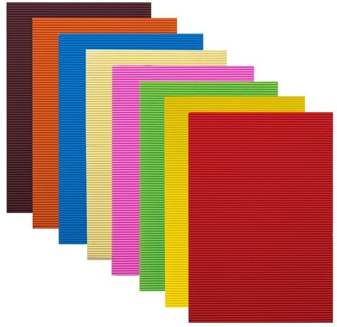 Цветная бумага А4 ГОФРИРОВАННАЯ, 8 листов 8 цветов, 160 г/м2, ОСТРОВ СОКРОВИЩ, 129293