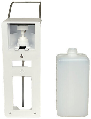 Дозатор локтевой для жидкого мыла и антисептика НАЛИВНОЙ, 1 л, с еврофлаконом, HOR, D004A