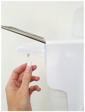 Дозатор локтевой для жидкого мыла и антисептика НАЛИВНОЙ, 1 л, с еврофлаконом, HOR, D004A