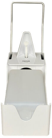 Дозатор локтевой для жидкого мыла и антисептика НАЛИВНОЙ, 1 л, с еврофлаконом, HOR, D004A