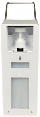 Дозатор локтевой для жидкого мыла и антисептика НАЛИВНОЙ, 1 л, с еврофлаконом, HOR, D004A