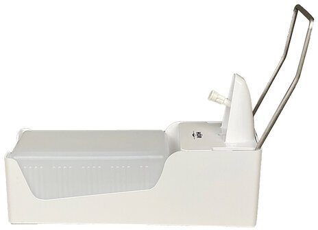 Дозатор локтевой для жидкого мыла и антисептика НАЛИВНОЙ, 1 л, с еврофлаконом, HOR, D004A