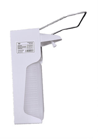 Дозатор локтевой для жидкого мыла и антисептика НАЛИВНОЙ, 1 л, с еврофлаконом, HOR, D004A