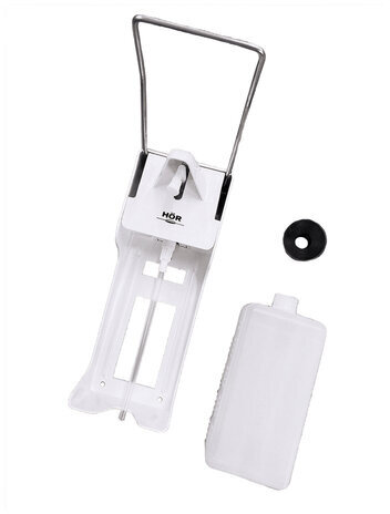 Дозатор локтевой для жидкого мыла и антисептика НАЛИВНОЙ, 1 л, с еврофлаконом, HOR, D004A