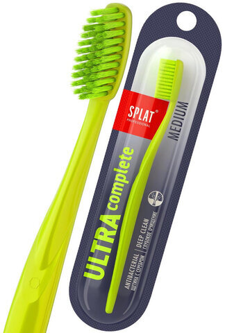 Зубная щетка средней жесткости SPLAT PROFESSIONAL "ULTRA COMPLETE", глубокое очищение, 111.14169.0101