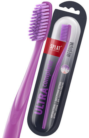 Зубная щетка средней жесткости SPLAT PROFESSIONAL "ULTRA COMPLETE", глубокое очищение, 111.14169.0101