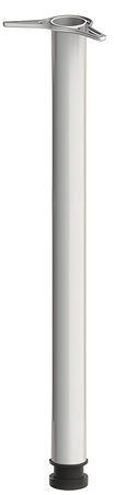 Опора для столов приставных "Эко", "Этюд", длина регулируемая 740 - 760 мм, хром, 400327-73