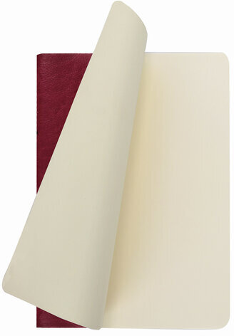 Тетрадь 48 л. в клетку обложка гладкий кожзам, сшивка, A5 (147х210мм), БОРДОВЫЙ, BRAUBERG VIVA, 403891