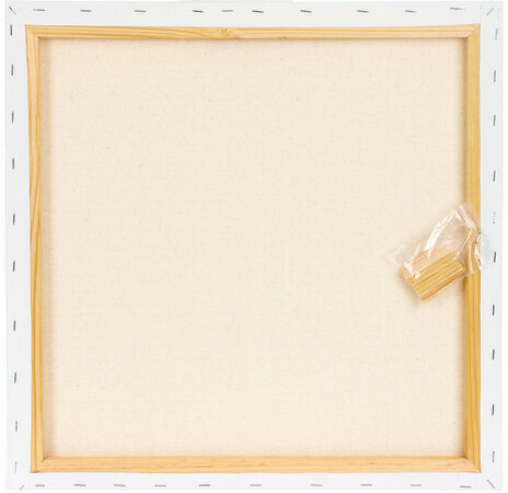 Холст на подрамнике BRAUBERG ART DEBUT, 50х50см, 280 г/м2, грунт, 100% хлопок, мелкое зерно, 191645