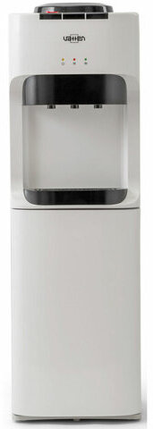 Кулер для воды VATTEN V45WKB, напольный, НАГРЕВ/ОХЛАЖДЕНИЕ КОМПРЕССОРНОЕ, 3 крана, холодильник, белый, 4928