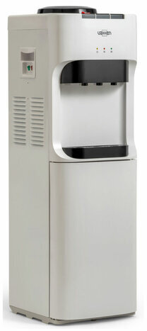 Кулер для воды VATTEN V45WKB, напольный, НАГРЕВ/ОХЛАЖДЕНИЕ КОМПРЕССОРНОЕ, 3 крана, холодильник, белый, 4928
